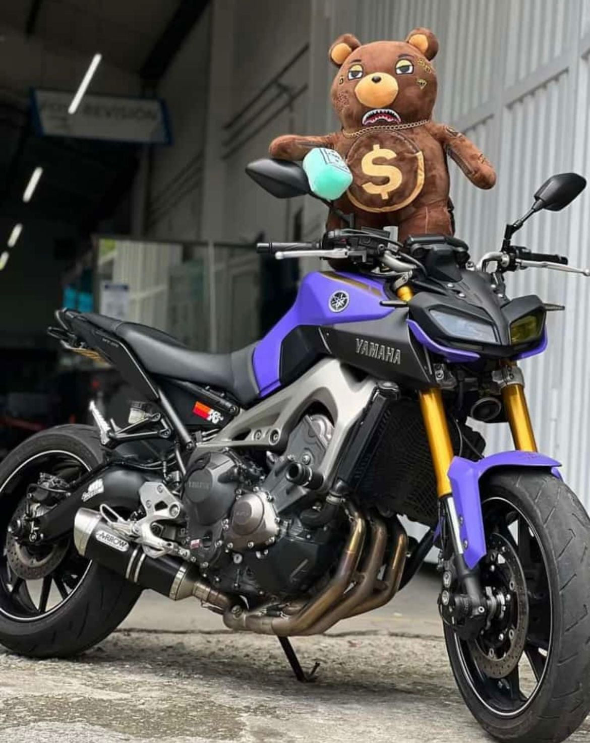 Oso Teddy Bear Sprayground Backpack CAFE
