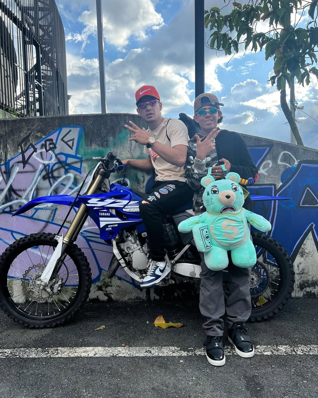 Oso Teddy Bear Sprayground Backpack CELESTE