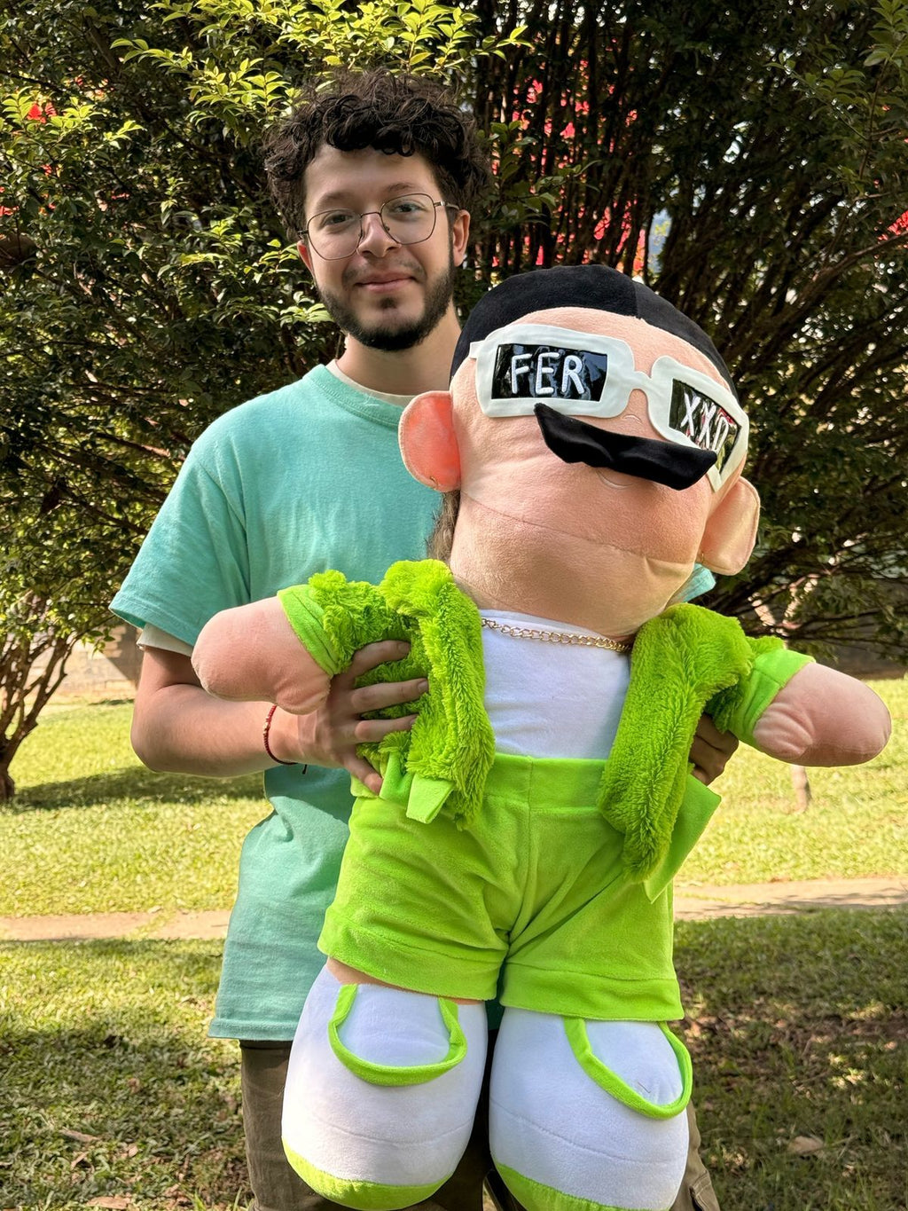 PELUCHE Ferxxo 95 cm, 65 cm, 35 cm • Con modulo de voz